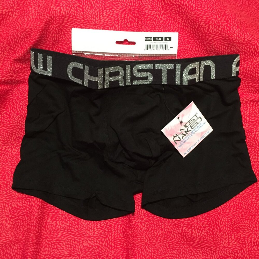 Andrew Christian Almost Naked Bamboo Boxer Size SMALL 🆕🩲🌟